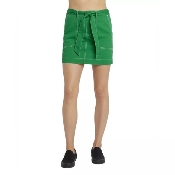 Dickies Juniors' High Rise Utility Mini Skirt - Picture 1 of 8